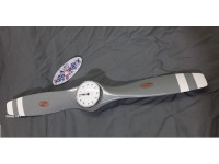 Propellor Clocks - Hartzell Grey with White tips - BP2