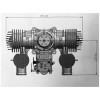 DLE 130cc Twin Gas Engine
