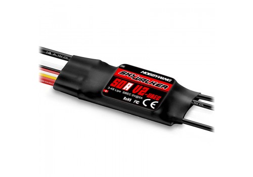 Skywalker 50 Amp V2, 3-4S ESC, speed Control