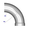 KS - 28mm Dia, 90 deg Tube