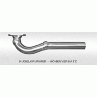 MTW Knuckle header - KK2 for DLE 120 / 130cc