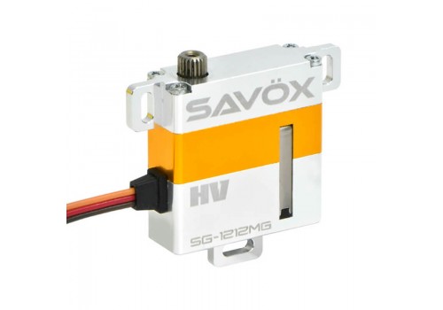 SAVOX SG1212MG - High voltage glider servo  8KG/0.12 @7.4V