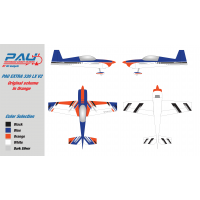 PAU - Extra 330 LX V2 120cc (103in) - Original Scheme in ORANGE PAU - Extra 330 LX V2 120cc (103in) - Original Scheme in ORANGE