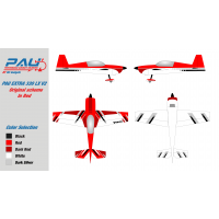 PAU - Extra 330 LX V2 120cc (103in) - Original Scheme in RED PAU - Extra 330 LX V2 120cc (103in) - Original Scheme in RED