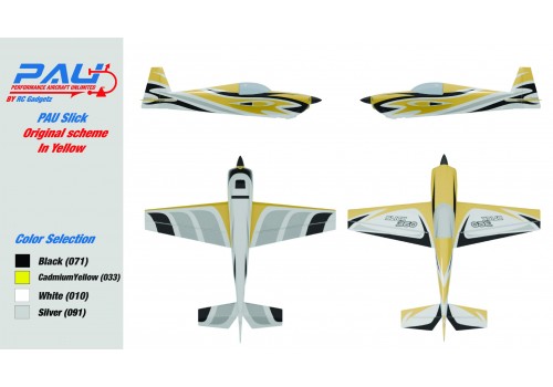 PAU - Slick 360 120cc (102in) - YELLOW_BLACK