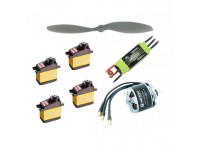 RC Factory - Equipment set XL : E40SS with Savox0255+