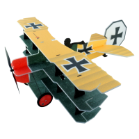 RC Factory - Lil Fokker (Mini) Green / Yellow - M11