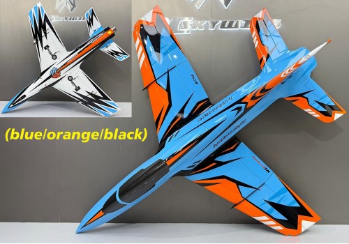 SKYWING Warhawk 84", 120-190N Jet Turbine ARF - Blue/Orange/Black