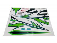 Flex - Mamba 60E Green Decal Set