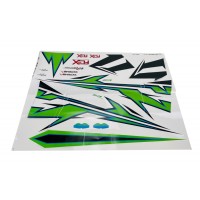 Flex - Mamba 60E Green Decal Set