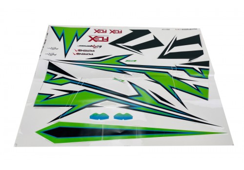 Flex - Mamba 60E Green Decal Set