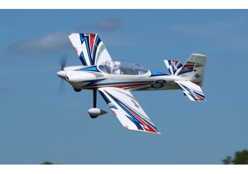 Flex - RV-8 60E G2 SUPER PNP - NIGHT - BLUE/WHITE Decal, Dualsky