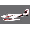 Flex - Twin Otter 80E G1.5 SUPER PNP, NIGHT, Red/White/Black