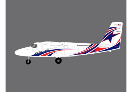 Flex - Twin Otter 80E G1.5 SUPER PNP, NIGHT, Red/White/Blue