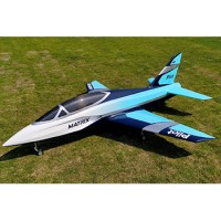 Pilot RC - MATRIX Jet 2.2M W/Retracts, BLUE/SILVER