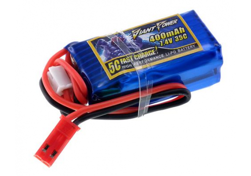 Lipo - 400mAh 7.4V 35C/70C GP LiPo