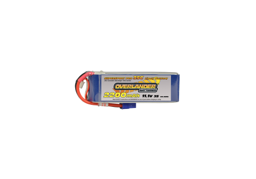 Overlander - 2200mAh 11.1V 3S 35C LiPo Battery with EC3