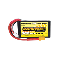 Overlander - 500mAh 7.4V 2S 80C Extreme Pro LiPo Battery