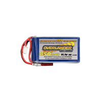 Overlander - 850mAh 11.1V 3S 35C LiPo Battery with XT30