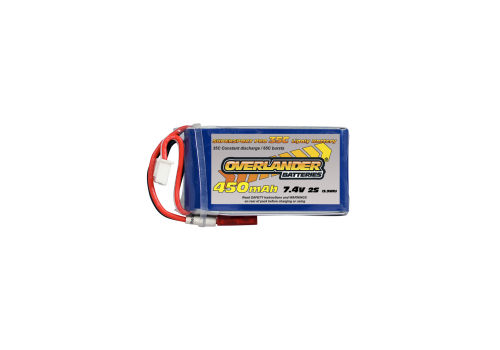 Overlander - 450mAh 7.4V 2S 35C Supersport Pro LiPo