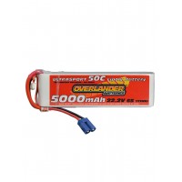 Overlander - 5000mAh 22.2V 6S 50C Ultrasport LiPo Battery - EC5