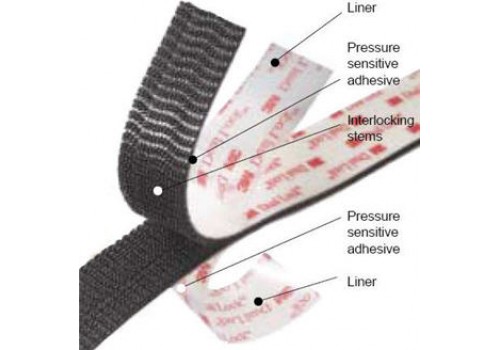 3M Dual Lock Tape - 25mm wide x 1000mm long