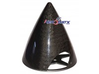 Falcon Carbon Gas spinner - 4.0 inch - 2 blade Ultimate Style