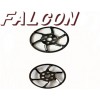 Falcon Carbon Gas spinner - 5.0 inch - 2 blade WHITE