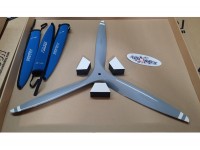 Falcon 26x12x3 Blade Carbon Gas Painted props - GREY