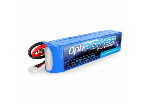 Optipower - LiPo 3S 2550mAh 35C