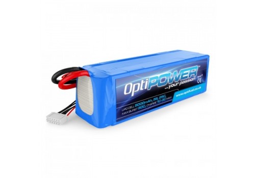 Optipower - LiPo 5S 6000mAh 25C  F3A packs