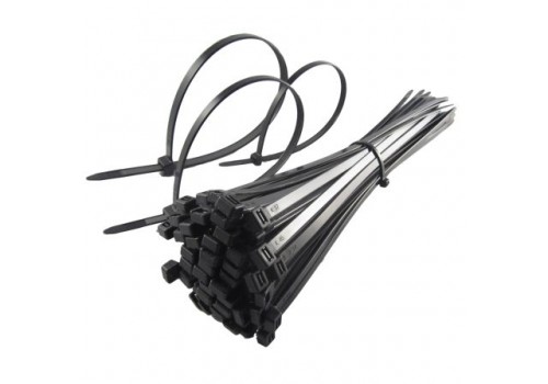 Cable Ties Black 200mm x 2.5mm 100 pack
