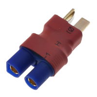 Plugs - Deans Male To EC3 Male Battery Adapter (No Wires)