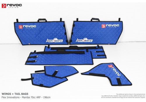 Revoc - Flex Innovations - Mamba 70cc ARF - 196cm - [WB-SFT] wing bag set