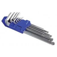 Tools - Ball-End Metric Hex Key Set, 9 Piece