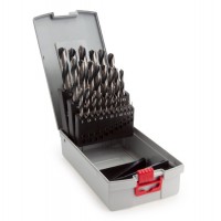 Tools - Bosch HSS PointTeQ Metal Drill Bit Set, 25 Piece, 1-13mm