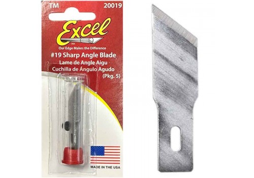 Excel Tools - #19 Sharpe Angle Blade - 5 PCS