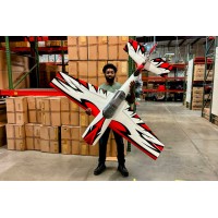 EF - 78 inch Edge 540 - Dark Red/White