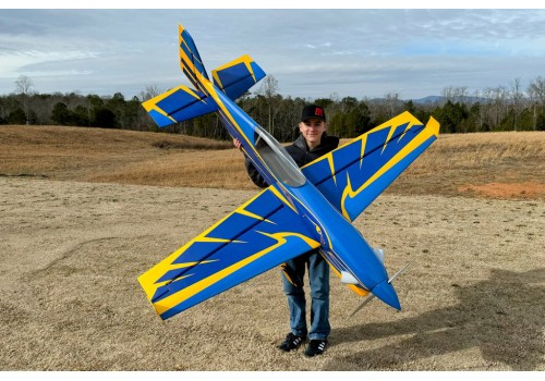 EF - 85 inch Turbo Raven - Blue/Yellow