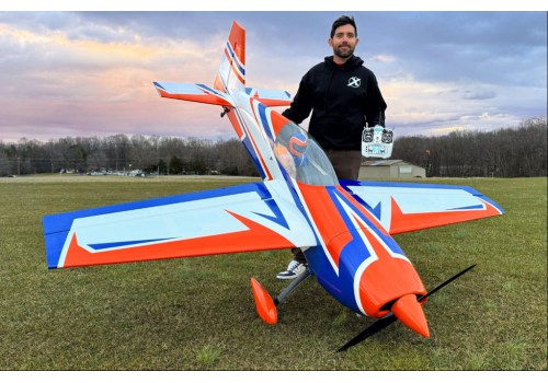 EF - 104 inch Extra 260 - Orange/Blue