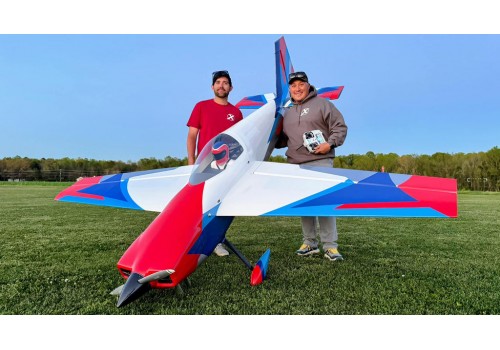 EF - 125 inch Laser V2 - White/Red/Blue/Silver (2 Cylinder version)