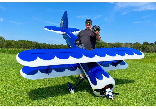 Legacy - 110 inch Muscle Bipe - Blue/White