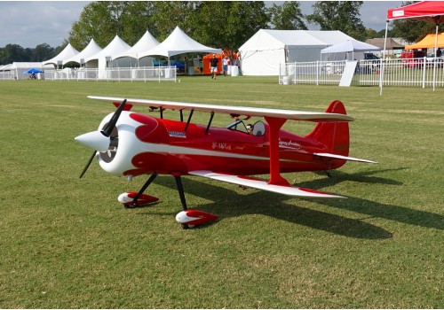 Legacy - 85 inch Muscle Bipe - Red/White - 2 CYLINDER