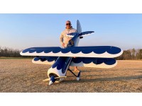 Legacy - 85 inch Muscle Bipe - Blue/White - 2 CYLINDER